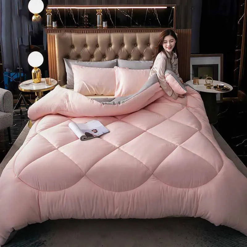 Nordic Winter Warm Quilt Thick Fluffy Cotton Quilts - Graceland Home and Living -  