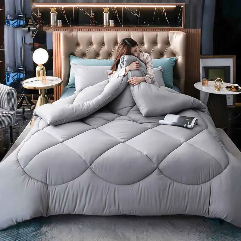 Nordic Winter Warm Quilt Thick Fluffy Cotton Quilts - Graceland Home and Living -  