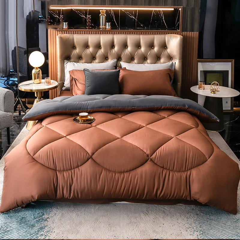 Nordic Winter Warm Quilt Thick Fluffy Cotton Quilts - Graceland Home and Living -  