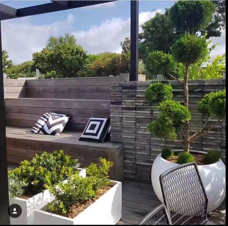 Outdoor fiberglass planter - Graceland Home and Living -  