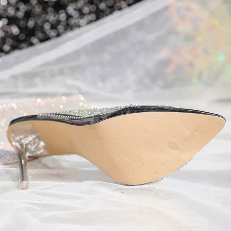 PVC Transparent CRYSTAL High Heels Sandals - Graceland Home and Living -  