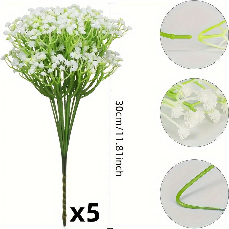 Real Touch Baby's Breath Artificial Flowers - Graceland Home and Living -  