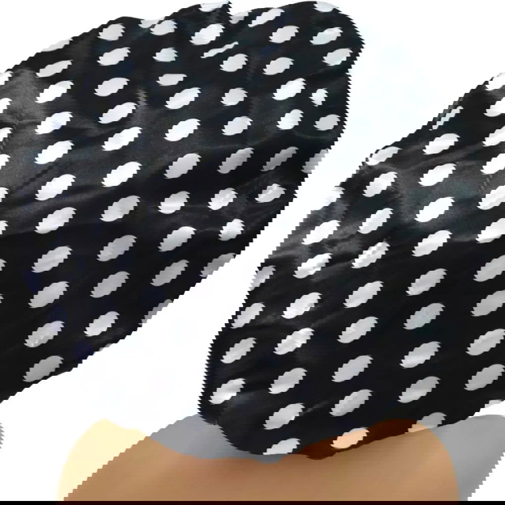 Reusable Triple Layer Waterproof Shower Cap  Large Bath Hair Cap - Graceland Home and Living -  