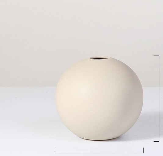 Round ceramic pot with bright colors - Graceland Home and Living -  