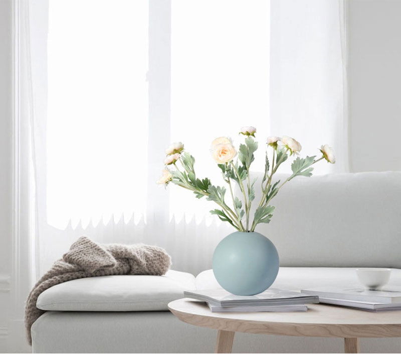 Round ceramic pot with bright colors - Graceland Home and Living -  