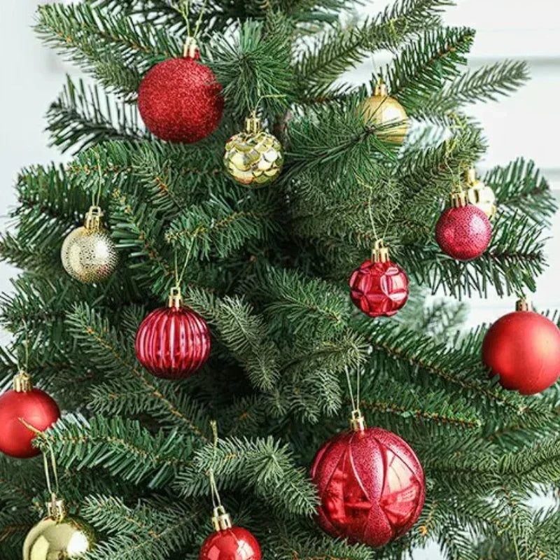 Blue High Gloss Painted Christmas Balls - Graceland Home and Living -  