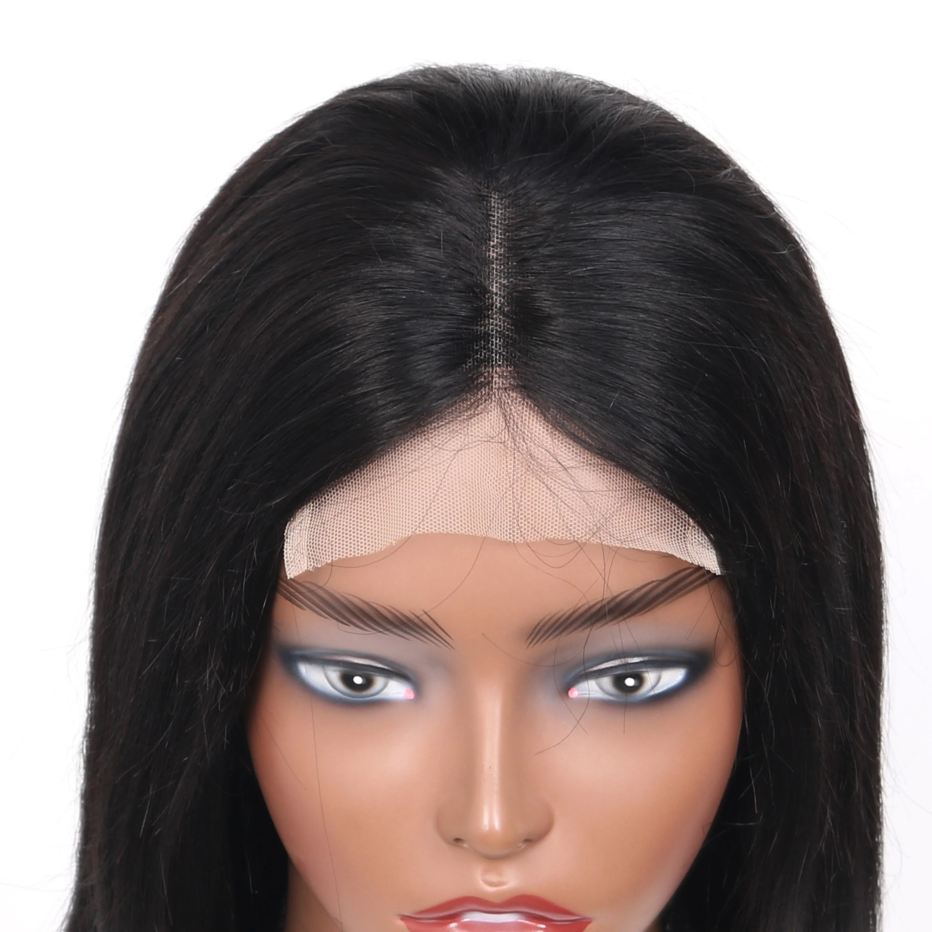 Short Bob Wig Brazilian Hair Lace Front Human Hair Wigs Pre Plucked Natural Color 4x4 Lace  Wigs