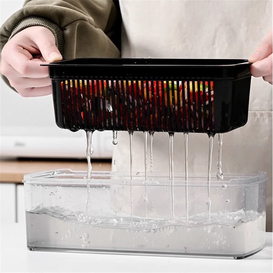 1 Set, 15in1, Vegetable Chopper, Multifunctional Fruit Slicer, Handle Food Grater, Cutter With Draining Basket