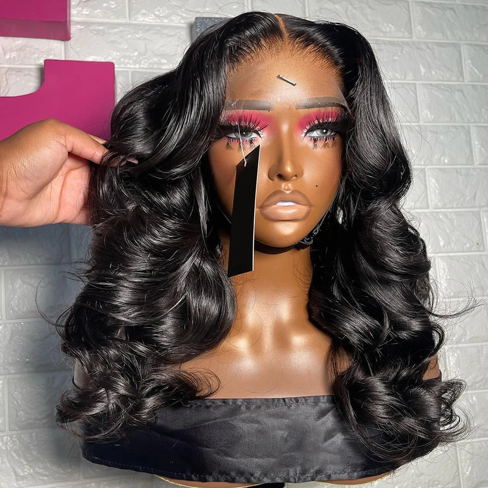 Brazilian Short Bob 13x6 HD Transparent Lace Front Body Wave 13x4 Lace Frontal Human Hair Wavys 5x5 Closure Wig