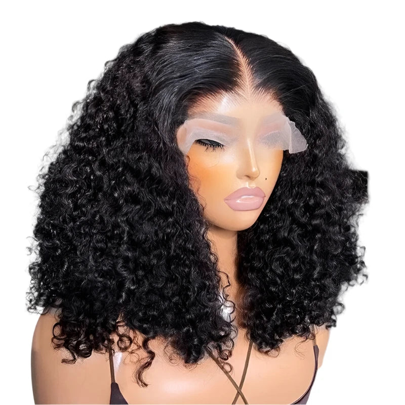 Jerry Curly Short Bob Wig 13x4 Bob Wigs Brazilian Water Deep Wave Human Hair Wigs