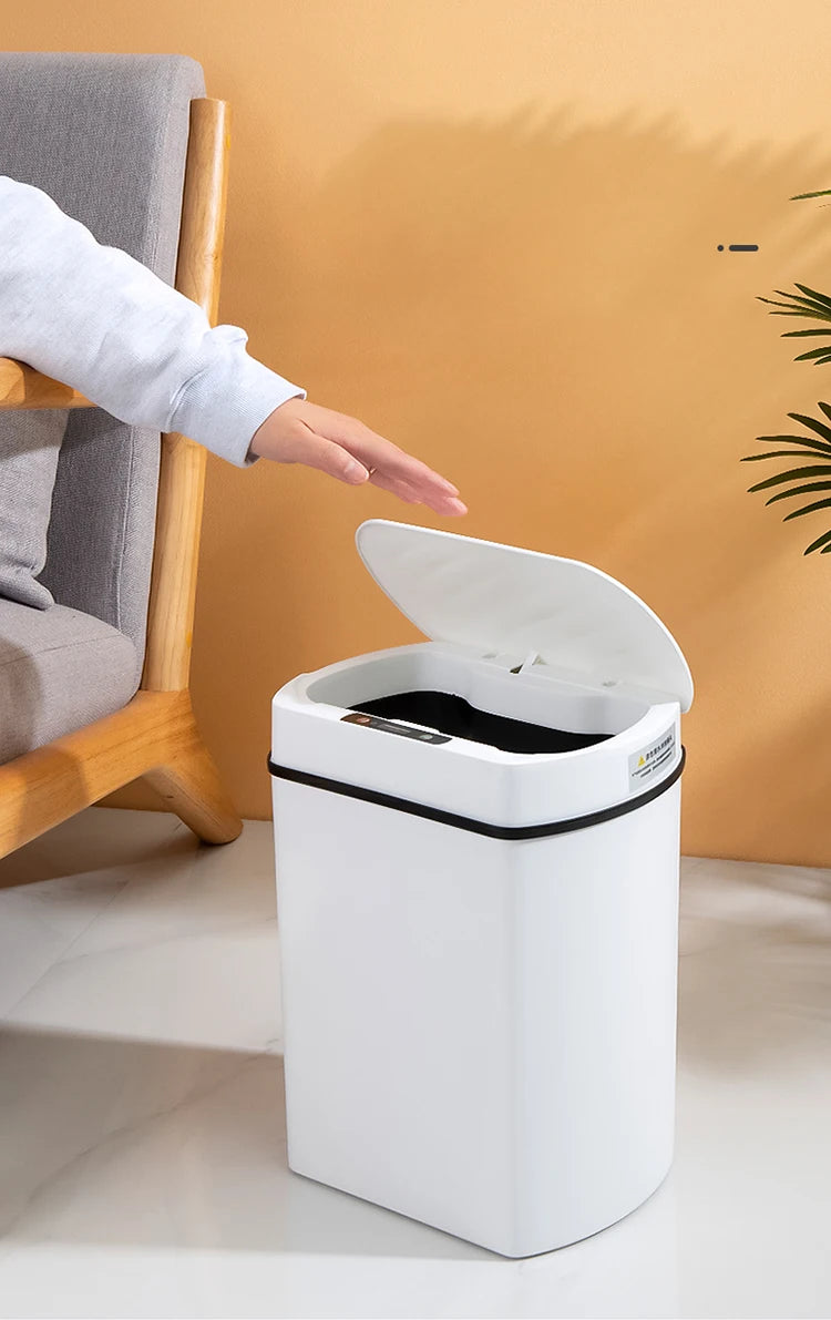 Smart trash can for kitchen House. Smart home Dustbin Wastebasket automatic sensor trash can garbage bin cleaning tools