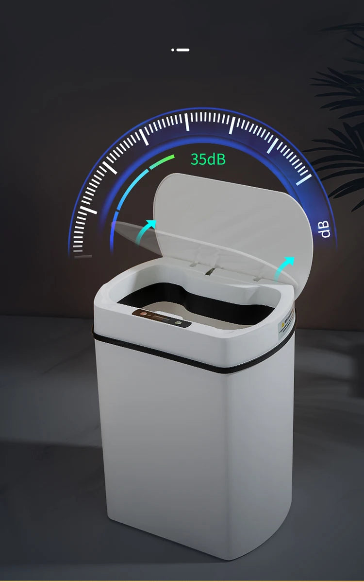 Smart trash can for kitchen House. Smart home Dustbin Wastebasket automatic sensor trash can garbage bin cleaning tools