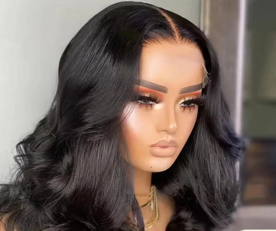 100% Human Hair  Body Wave Pre Plucked Transparent 13x4 Lace Frontal