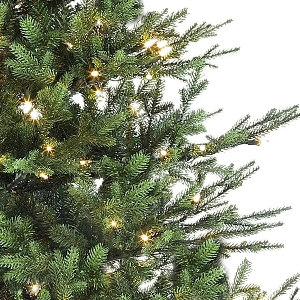 9 Foot Pre-Lit Slim Balsam Fir Artificial Christmas Tree with 800 Clear Lights