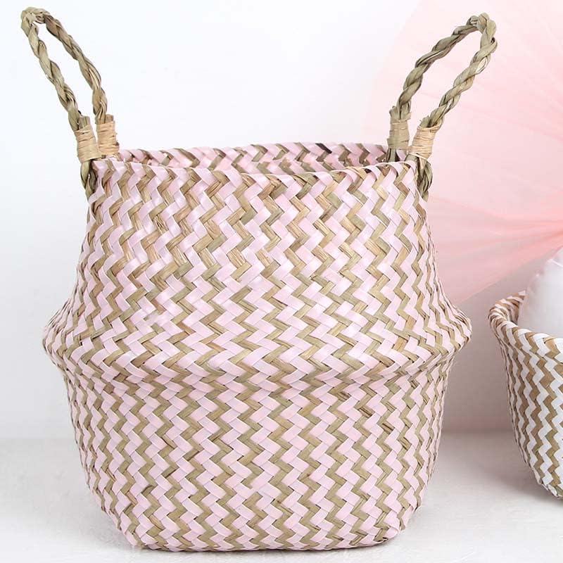 Seagrass Belly Basket for Storage Plant Pot Graceland Home and Living