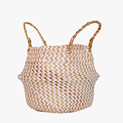 Seagrass Belly Basket for Storage Plant Pot Graceland Home and Living