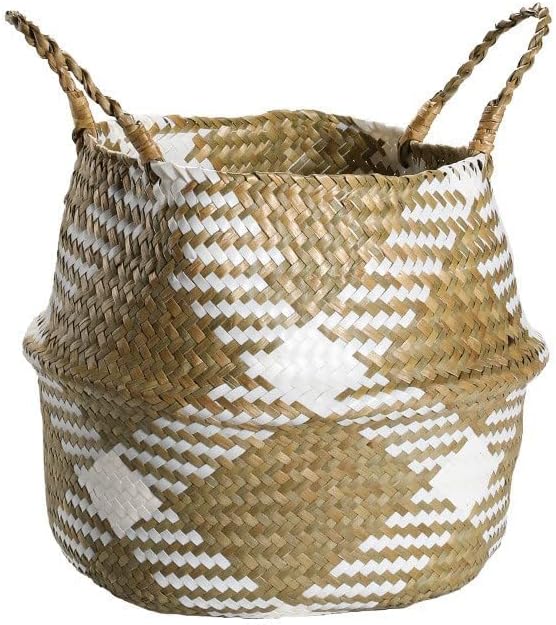 Seagrass Belly Basket for Storage Plant Pot - Graceland Home and Living -  