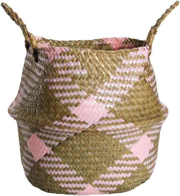 Seagrass Belly Basket for Storage Plant Pot - Graceland Home and Living -  