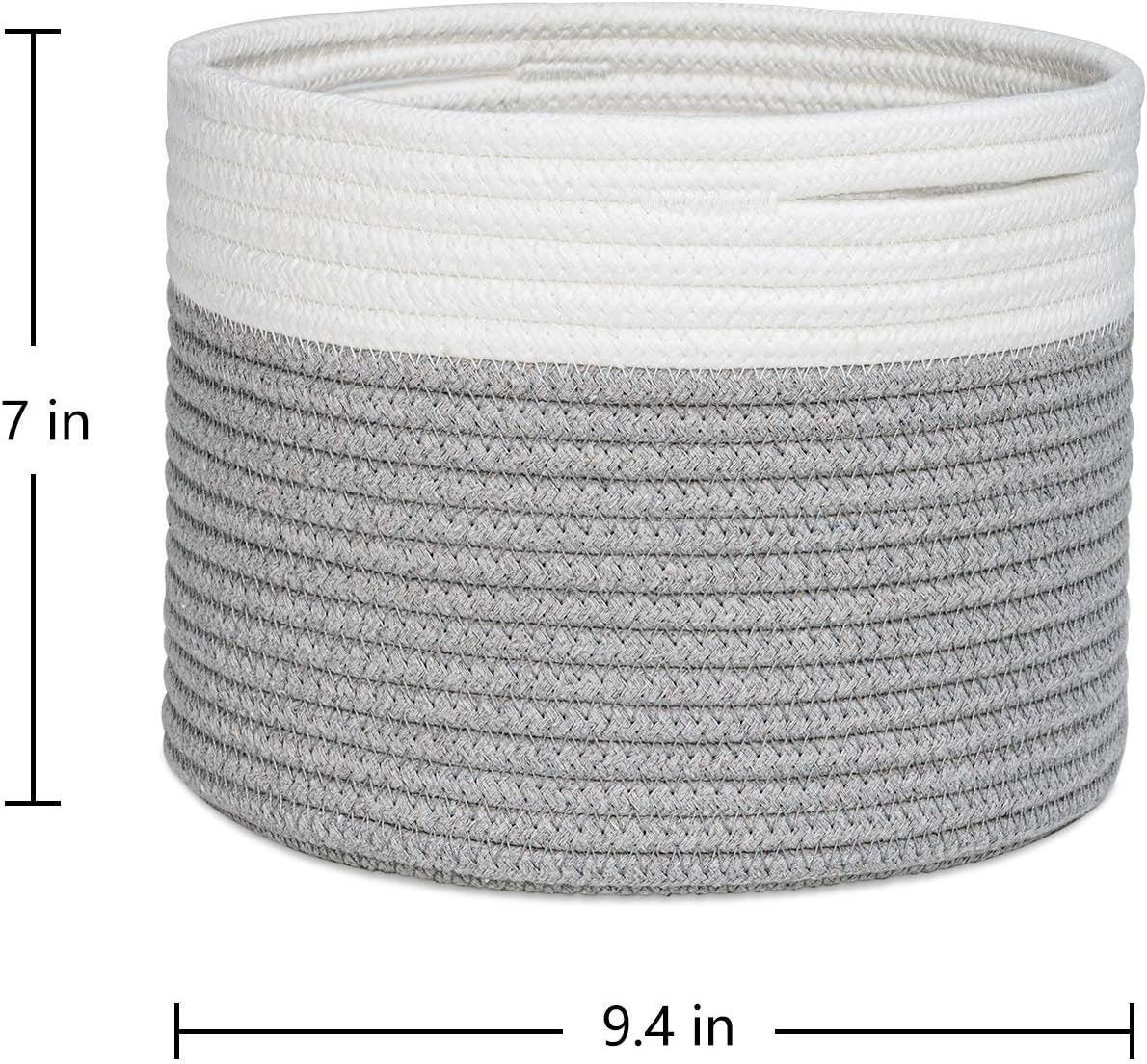 Small Basket - Cotton Rope Basket Woven Basket for Keys Sunglasses - Graceland Home and Living -  