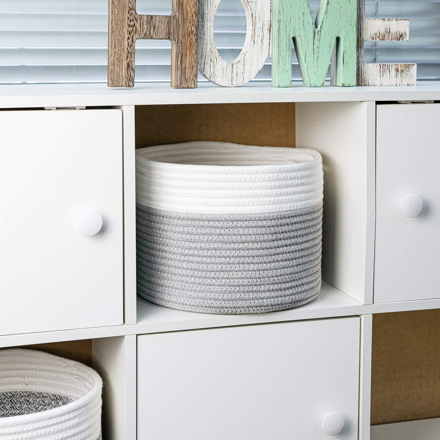 Small Basket - Cotton Rope Basket Woven Basket for Keys Sunglasses - Graceland Home and Living -  