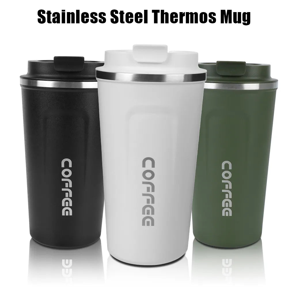 Thermo Cafe Car Thermos Mug for Tea Water Coffee Leak_Proof Travel Thermo Cup - Graceland Home and Living -  
