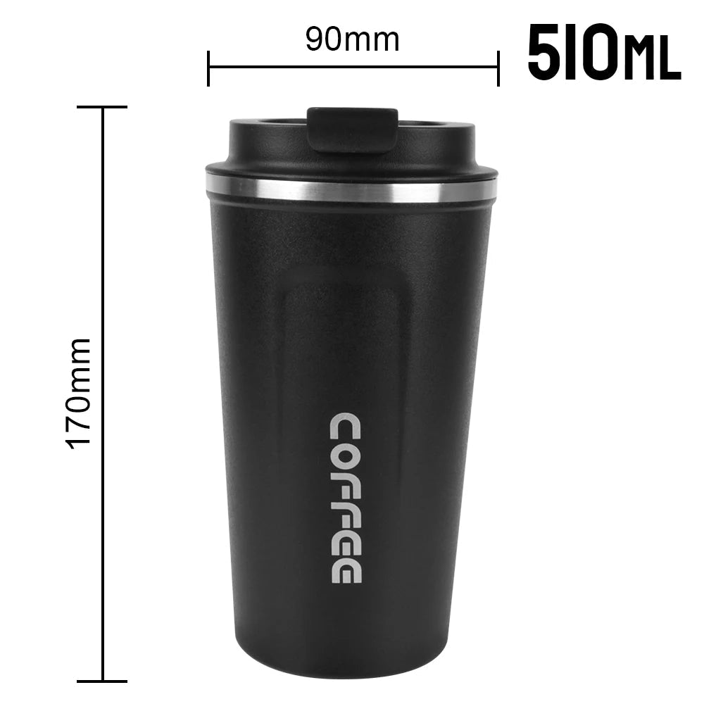 Thermo Cafe Car Thermos Mug for Tea Water Coffee Leak_Proof Travel Thermo Cup - Graceland Home and Living -  
