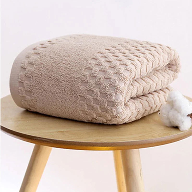 Thick cotton bath towel Soft absorbent  bath towel - Graceland Home and Living -  