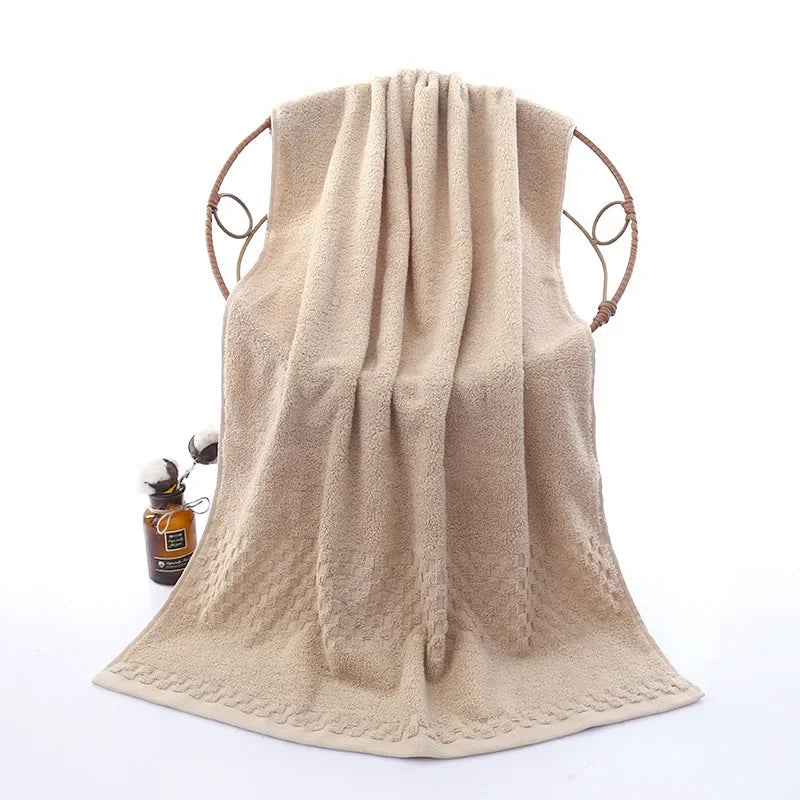 Thick cotton bath towel Soft absorbent  bath towel - Graceland Home and Living -  