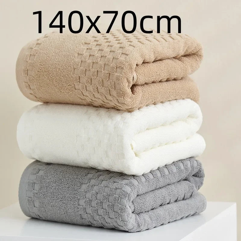 Thick cotton bath towel Soft absorbent  bath towel - Graceland Home and Living -  