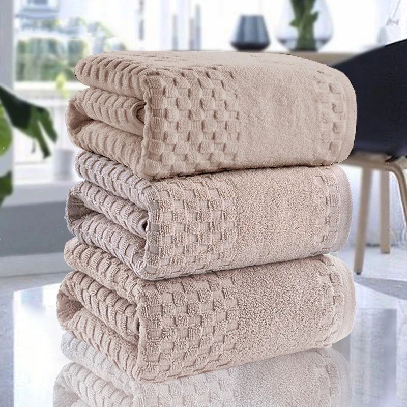 Thick cotton bath towel Soft absorbent  bath towel - Graceland Home and Living -  