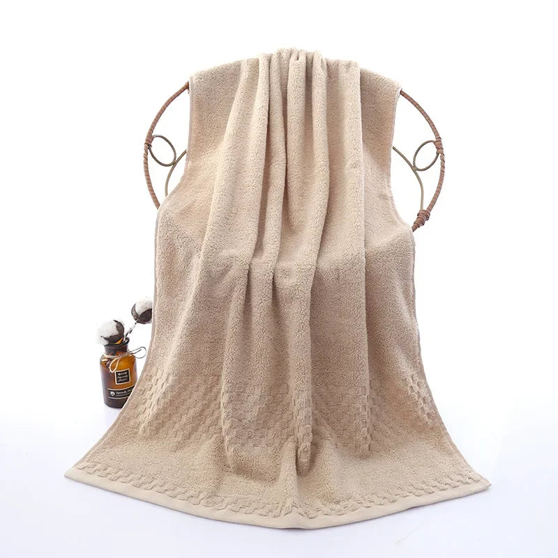 Thick cotton bath towel Soft absorbent  bath towel - Graceland Home and Living -  