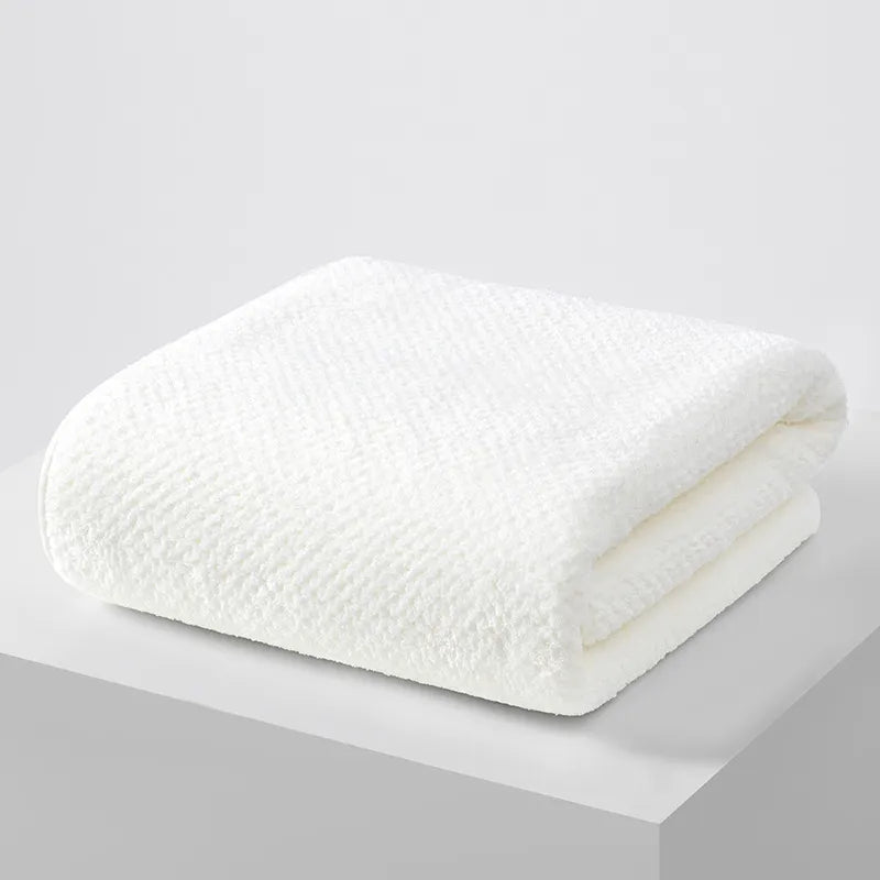 Trendy Pineapple Grid Patterned Towel  Extra Large, Thick, Highly Absorbent - Graceland Home and Living -  