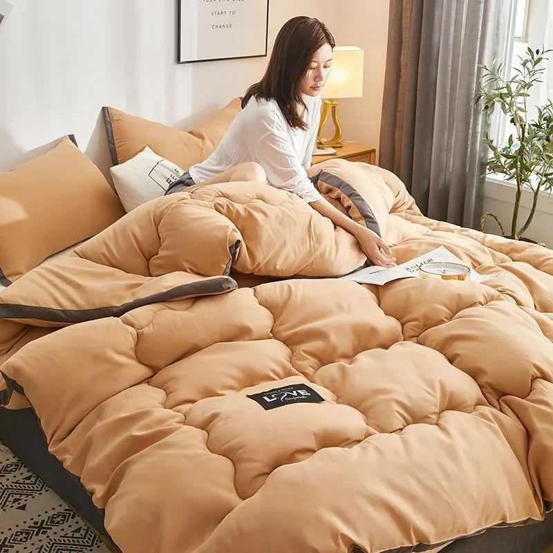 Warm Bed Blanket Double Bed Cover Soft Comforter - Graceland Home and Living -  