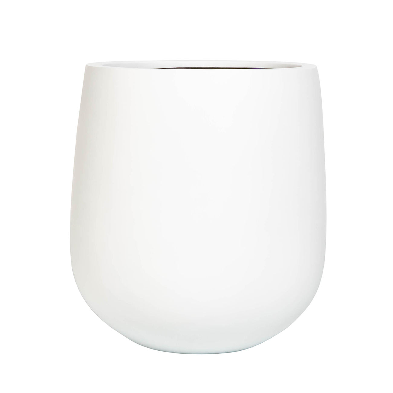White fiberglass pots and planter large sizes for flower garden outdoor - Graceland Home and Living -  