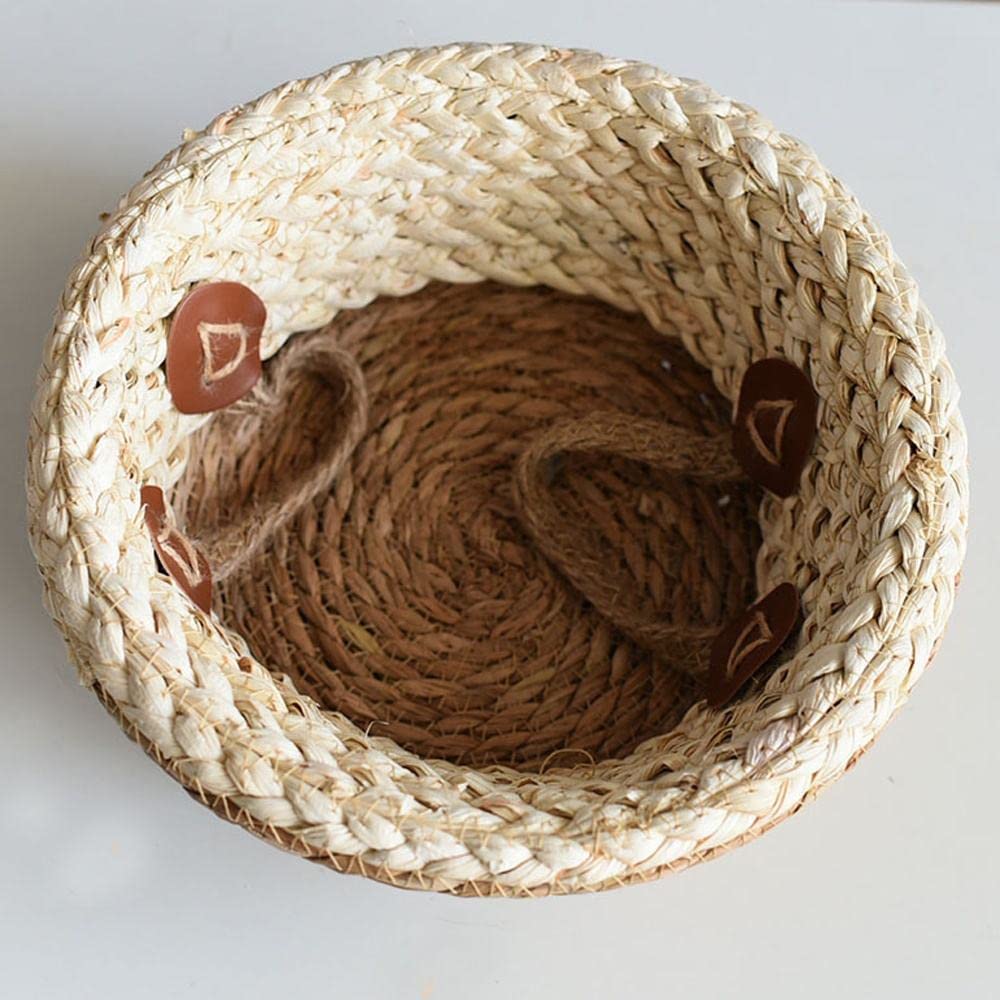 Woven Seagrass Belly Basket for Storage Plant Pot Basket and Laundry, Picnic and Grocery Basket Graceland Home and Living